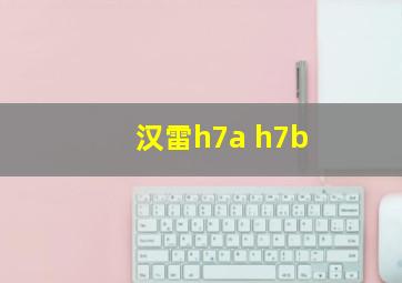 汉雷h7a h7b